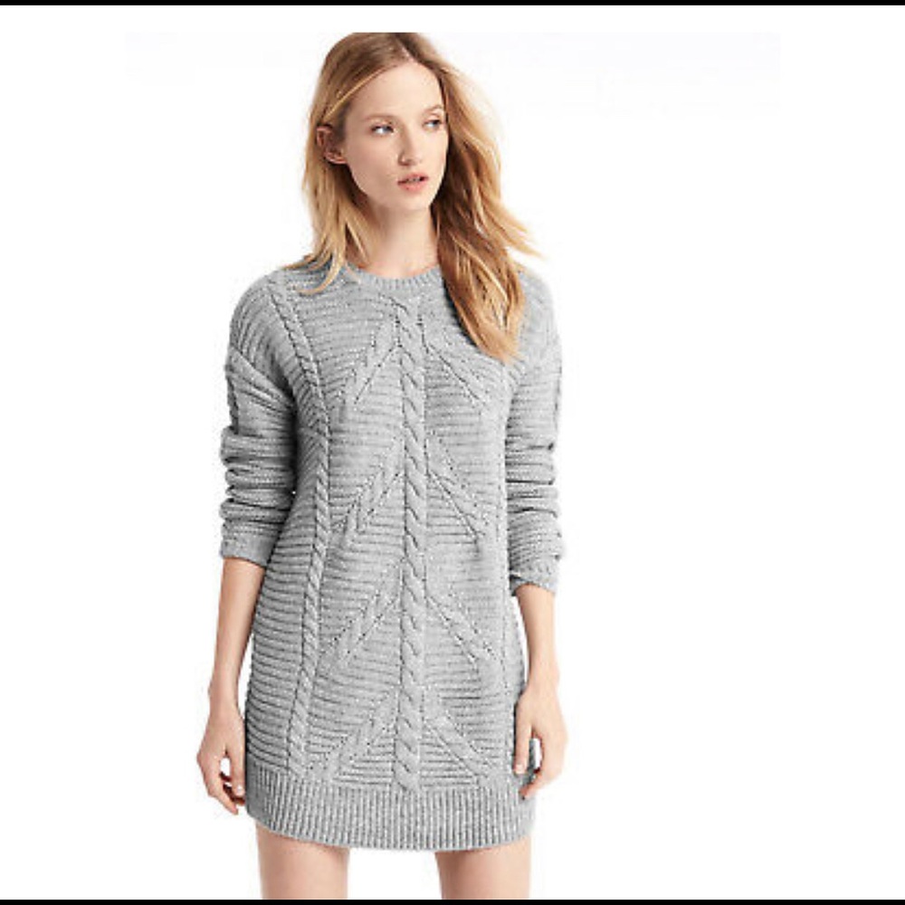 Gap cable sweater dress